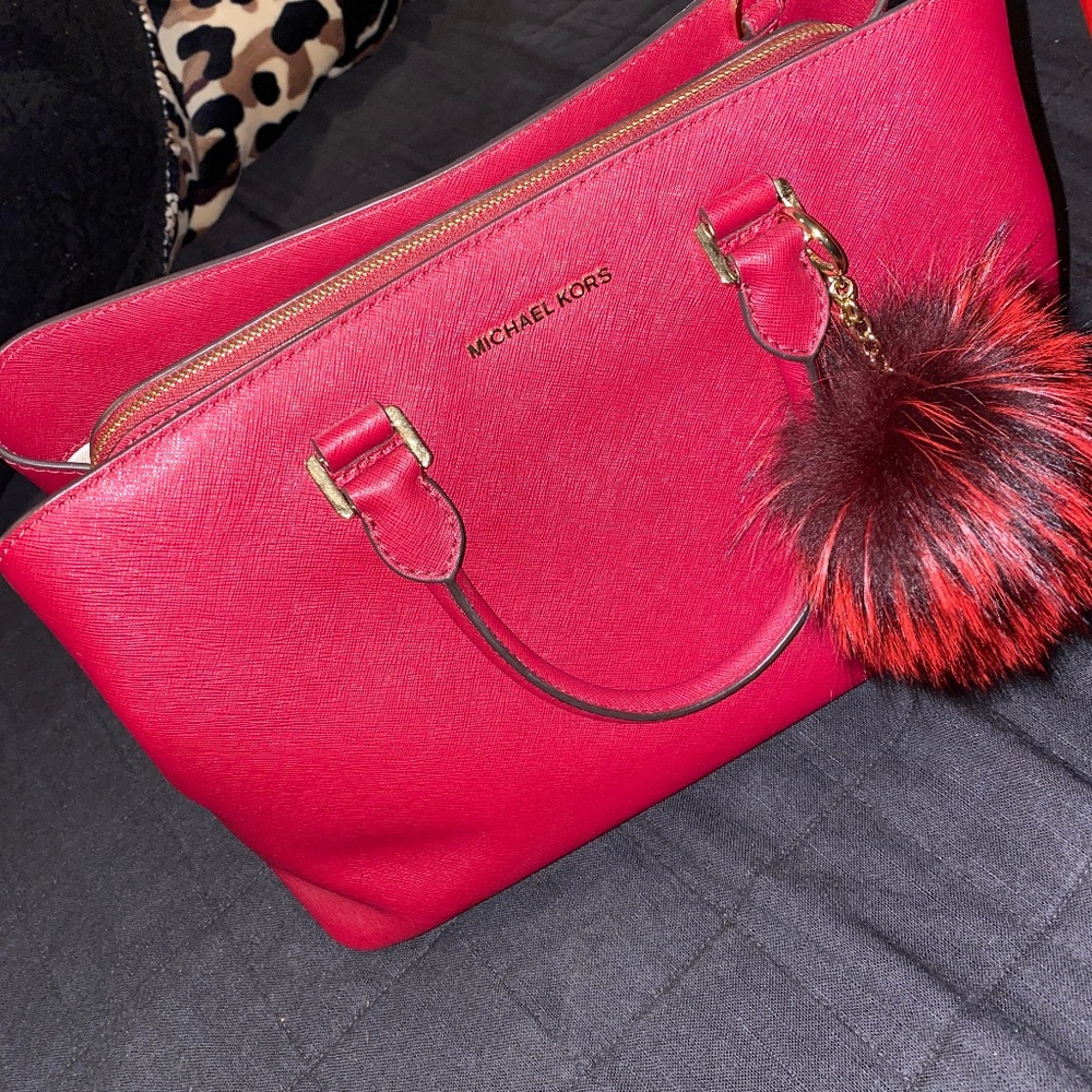 Michael Kors Burgundy Handbag